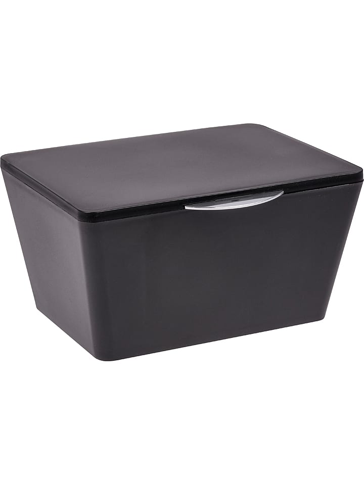 Wenko Pudełko "Brasil" w kolorze czarnym - 19 x 10 x 15,5 cm rozmiar: onesize