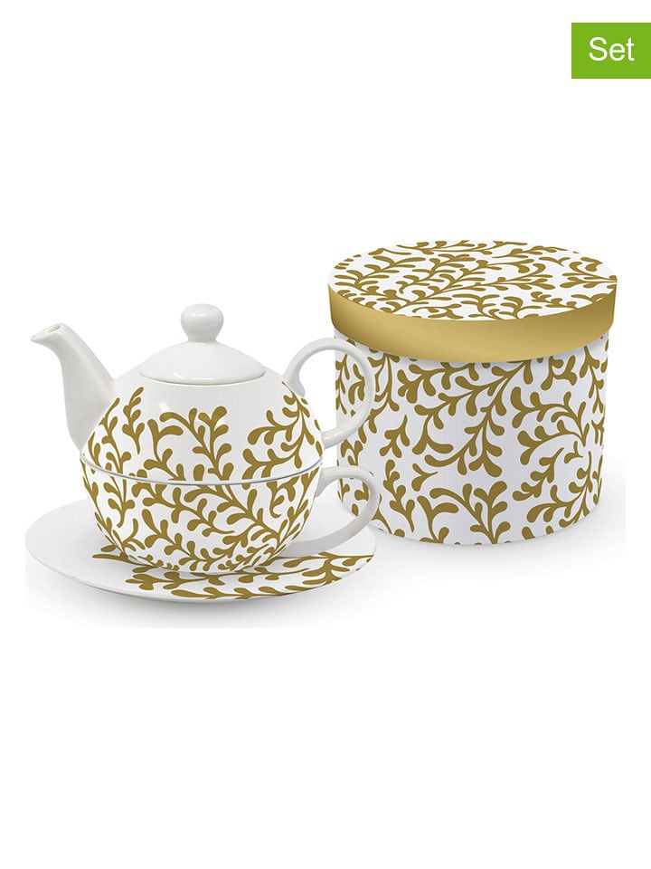 ppd 2-częściowy zestaw "Pretty Tendrils" w kolorze złoto-białym rozmiar: onesize