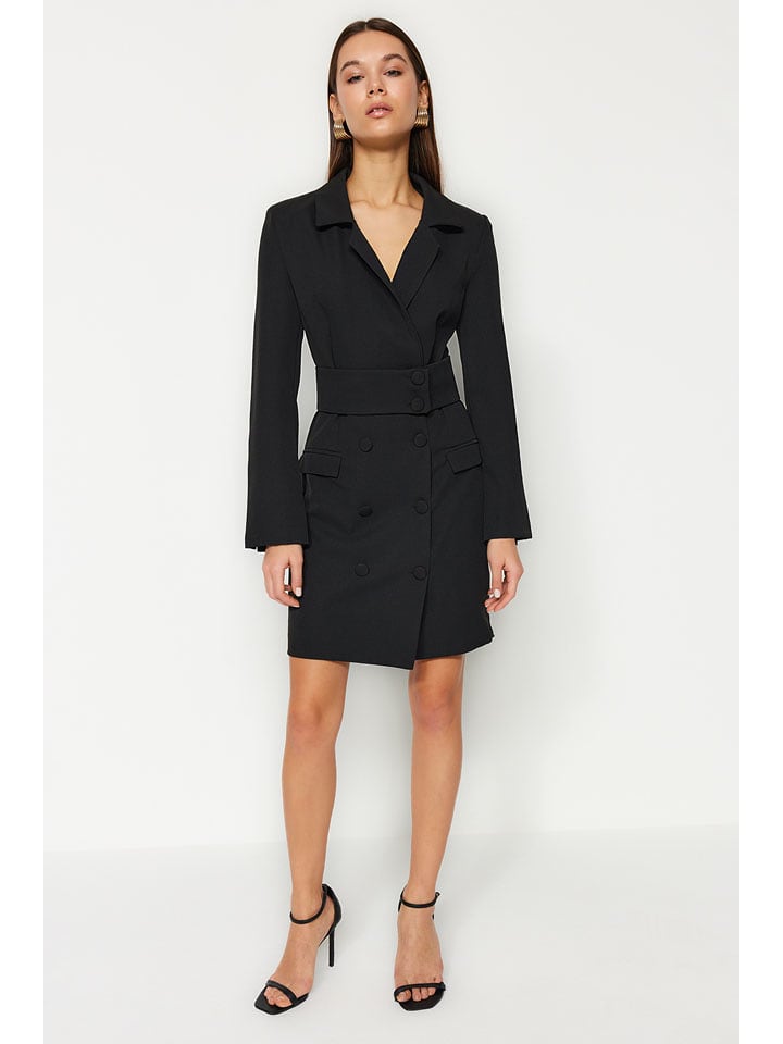 trendyol Sukienka w kolorze czarnym rozmiar: 38