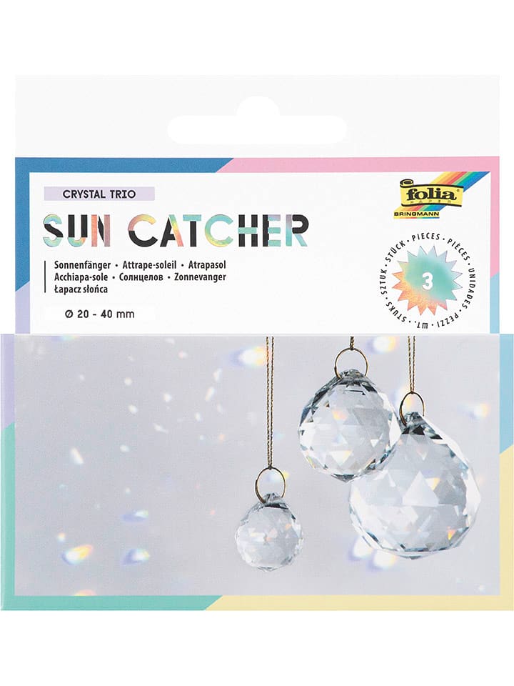 folia PAPER Łapacze słońca (3 szt.) "CRYSTAL TRIO" rozmiar: onesize