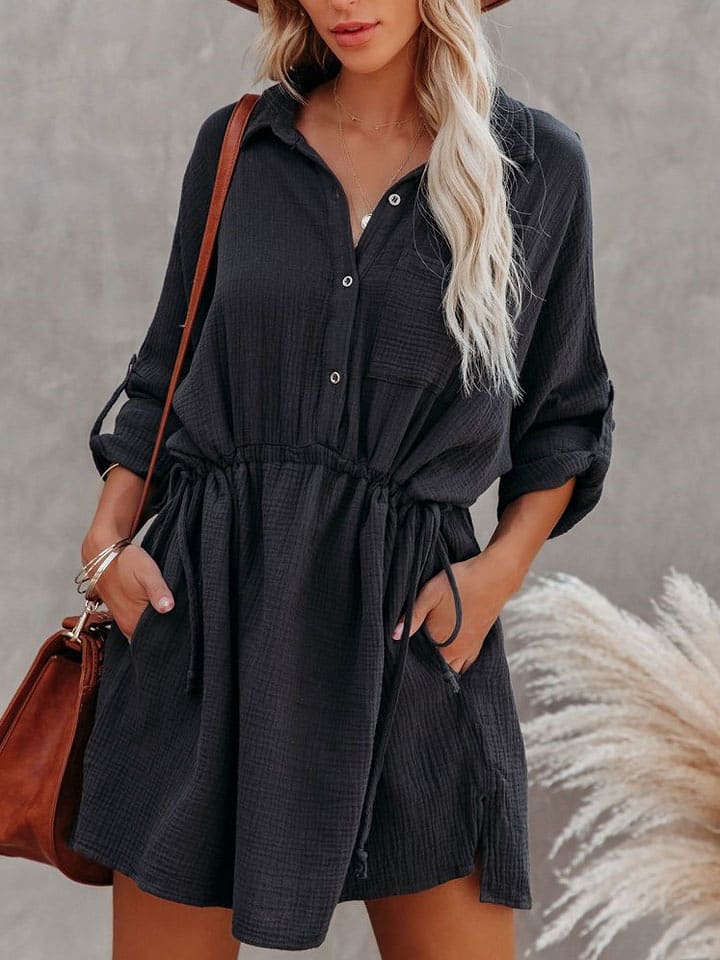 Milan Kiss Sukienka w kolorze czarnym rozmiar: L