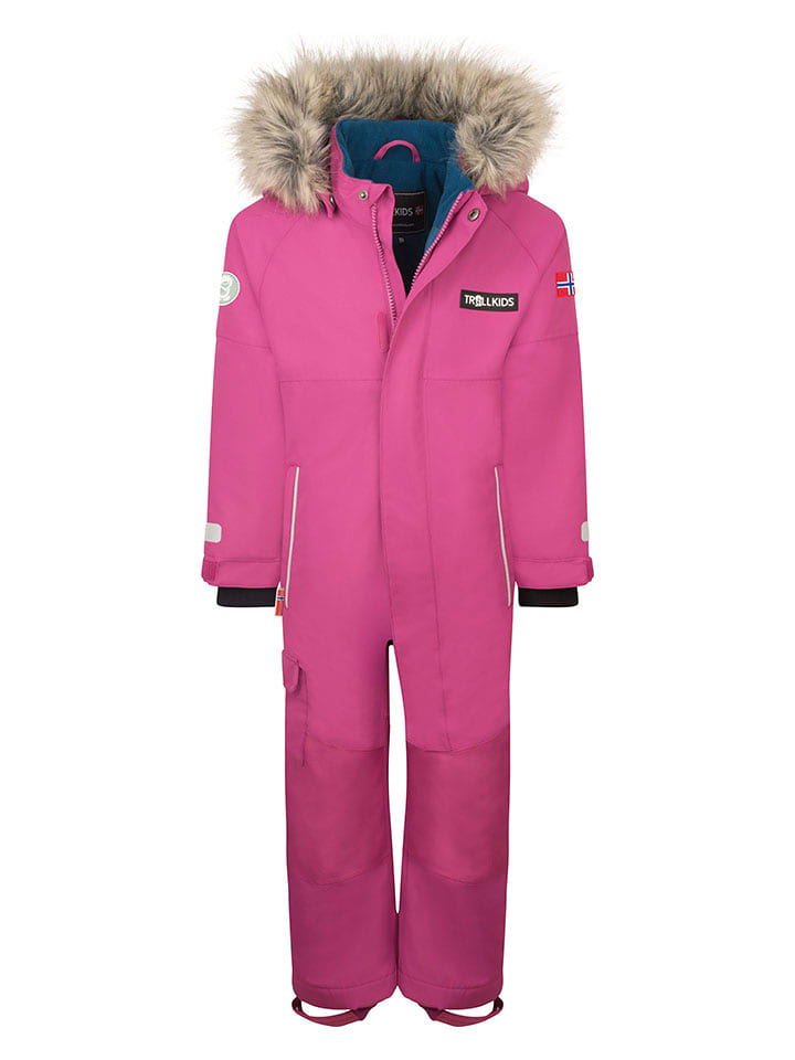 Trollkids Kombinezon zimowy "Kirkenes" w kolorze różowym rozmiar: 86