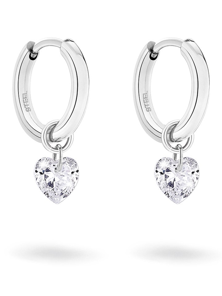 Tamaris Kolczyki-kreole z cyrkoniami rozmiar: onesize