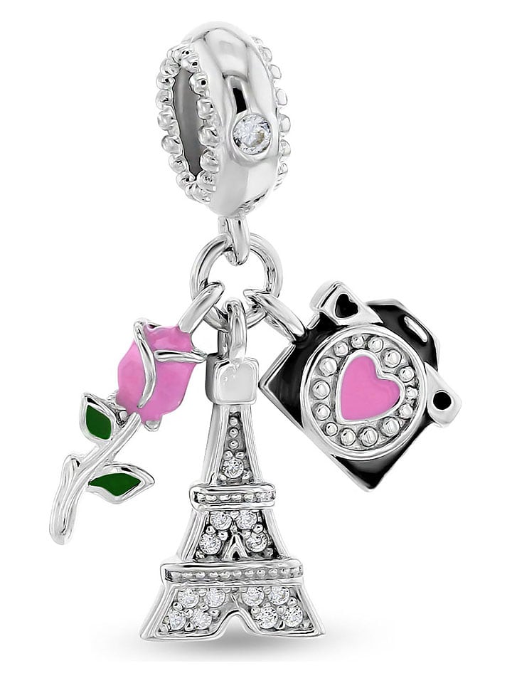 CHARM'S Srebrna zawieszka z cyrkoniami rozmiar: onesize