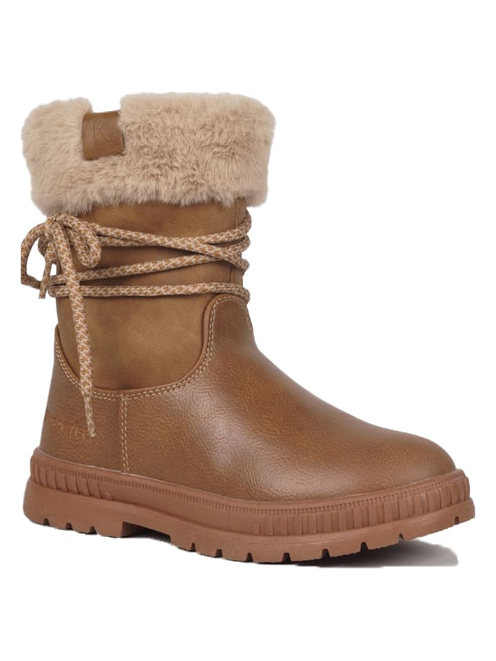 Kimberfeel Kozaki zimowe "Alba" w kolorze jasnobrązowym rozmiar: 28