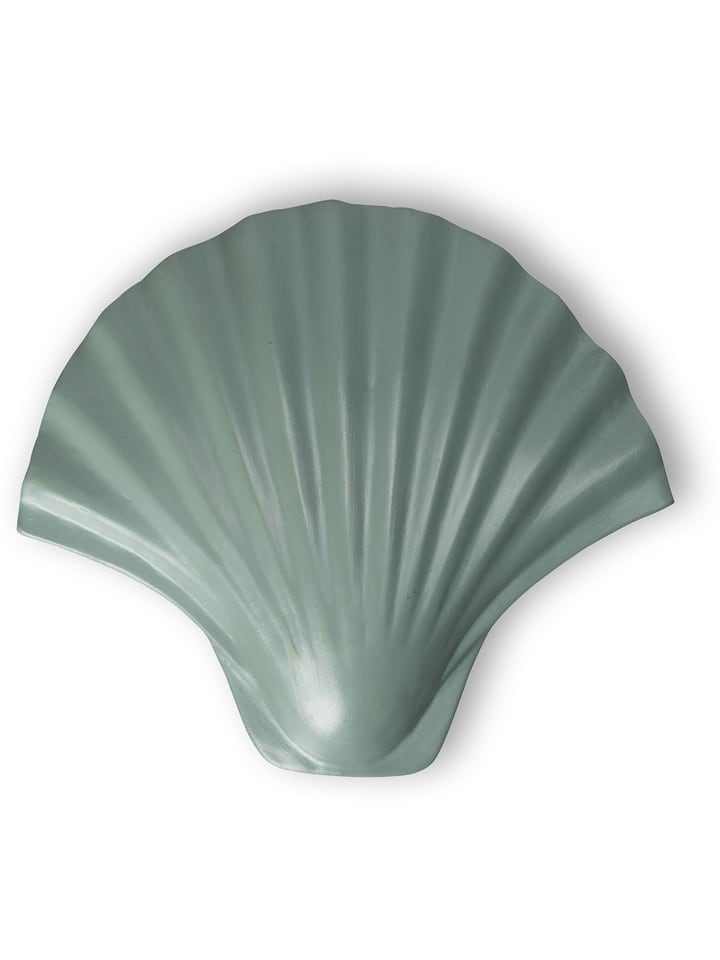 Byon Dekoracja ścienna "Shell" w kolorze zielonym - 15 x 13 cm rozmiar: onesize