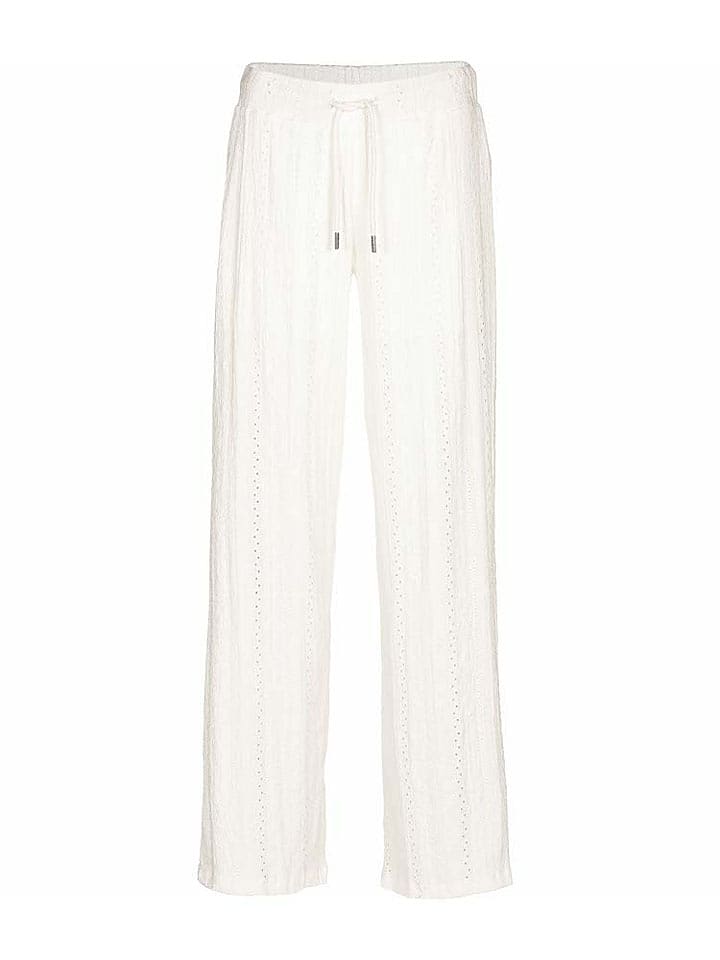 Herrlicher Spodnie w kolorze kremowym rozmiar: L