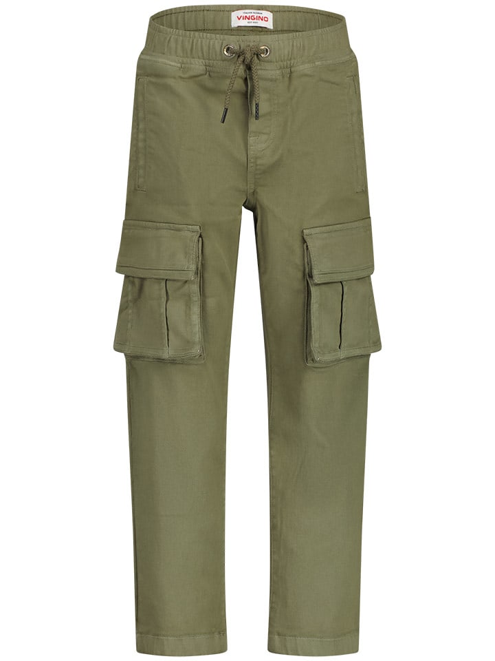 Vingino Bojówki w kolorze khaki rozmiar: 140