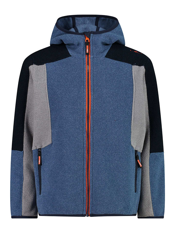 CMP Kurtka polarowa w kolorze granatowo-szaro-czarnym rozmiar: 140