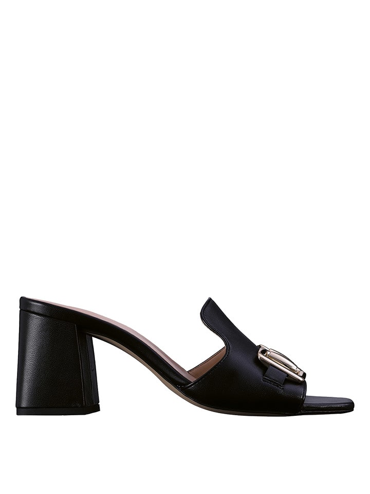 Högl Klapki "Aurelia" w kolorze czarnym rozmiar: 39