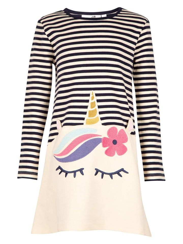 happy girls by Eisend Sukienka w kolorze kremowym rozmiar: 128