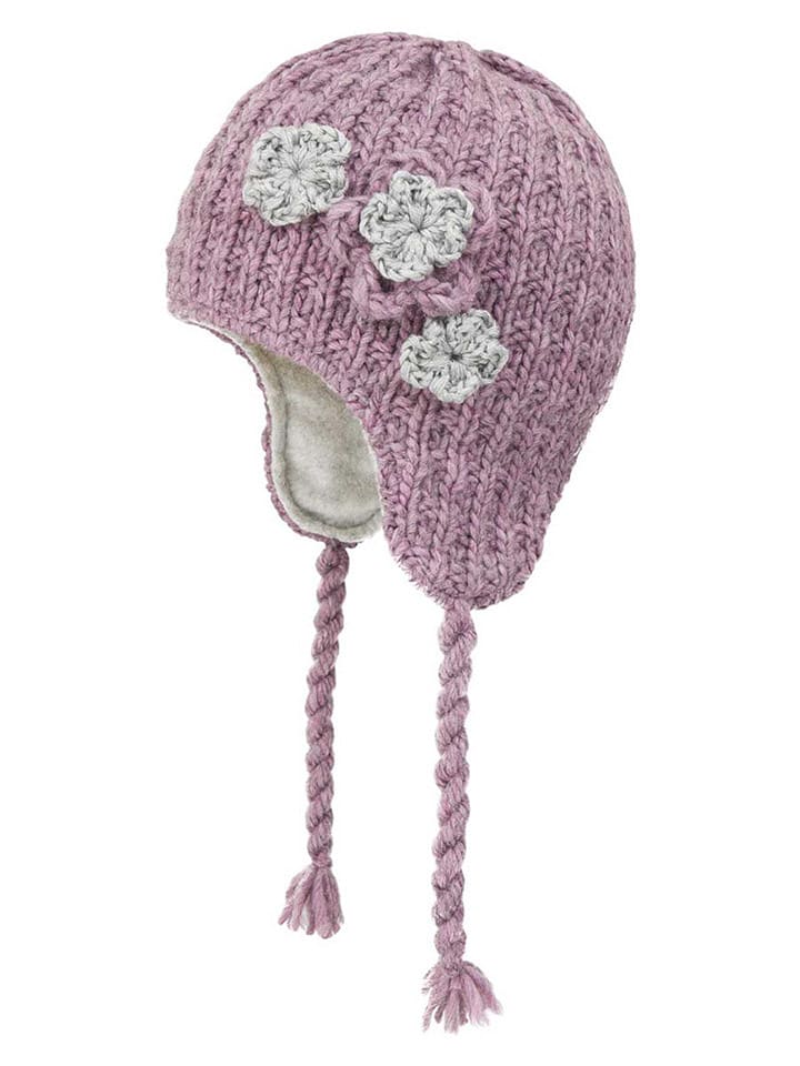 Döll Dzianinowa czapka w kolorze jasnoróżowym rozmiar: 49 cm