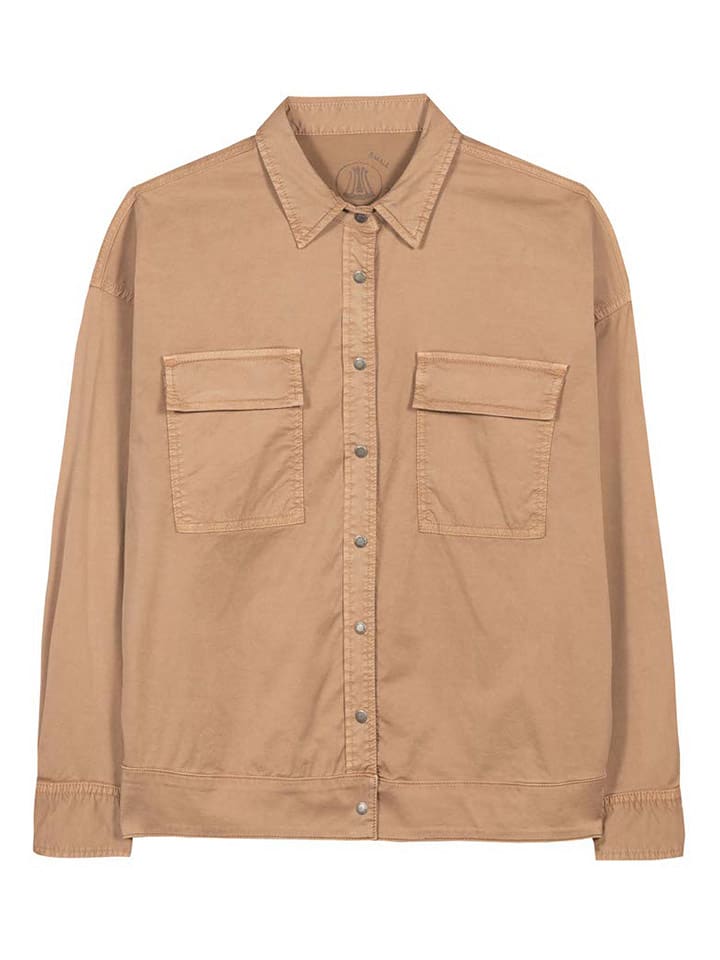 Herrlicher Kurtka koszulowa w kolorze karmelowym rozmiar: M