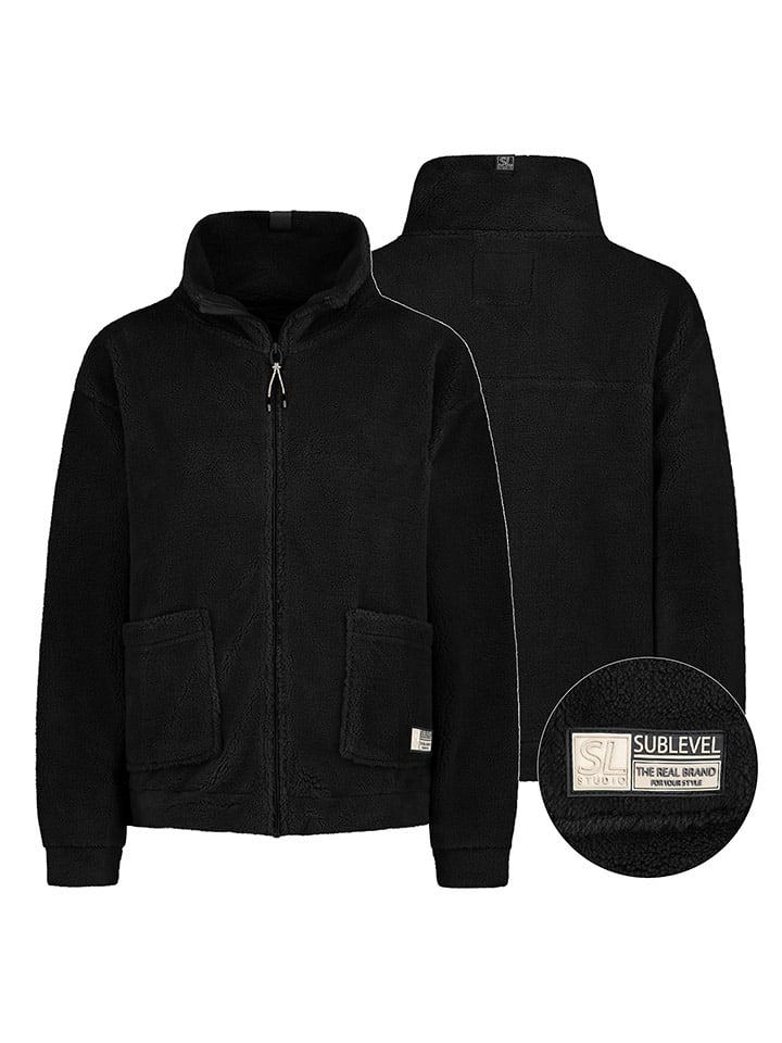 Sublevel Kurtka polarowa w kolorze czarnym rozmiar: M