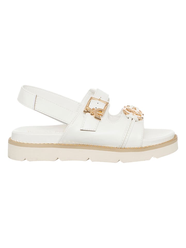 Patrizia Pepe Sandały w kolorze białym rozmiar: 40