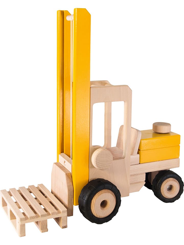 Goki Wózek widłowy w kolorze żółtym - 3+ rozmiar: onesize