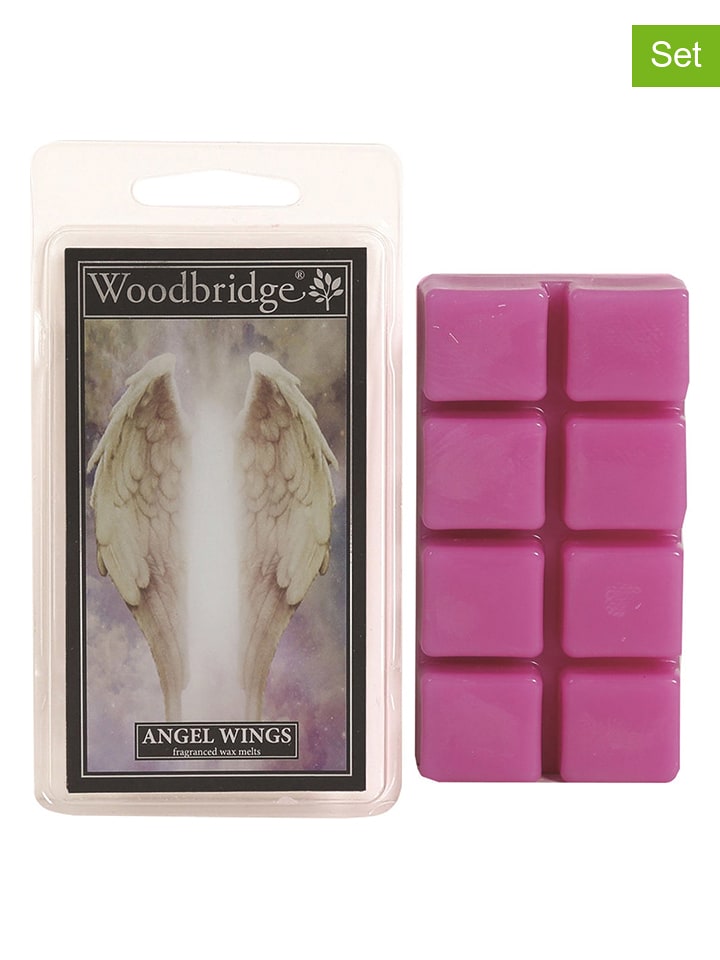 Woodbridge Wosk zapachowy (2 szt.) "Angel Wings" w kolorze jasnoróżowym - 2 x 68 g rozmiar: onesize