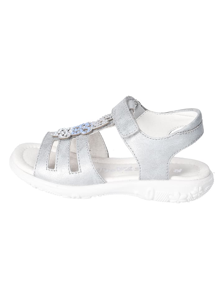 Ricosta Sandały "Celina" w kolorze srebrnym rozmiar: 33