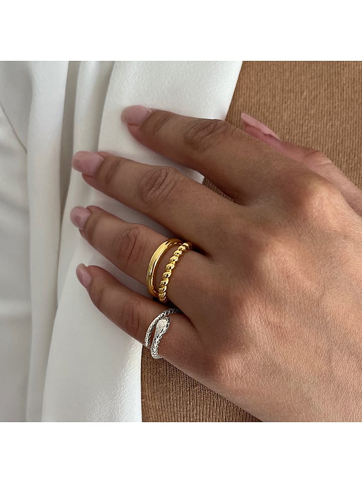 Eclat d'Argent Srebrny pierścionek rozmiar: 54