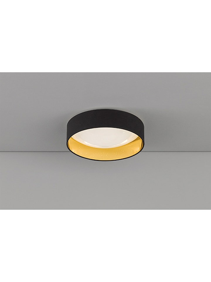 FISCHER & HONSEL Lampa sufitowa LED "Sete" w kolorze czarnym - Ø 40 cm rozmiar: onesize