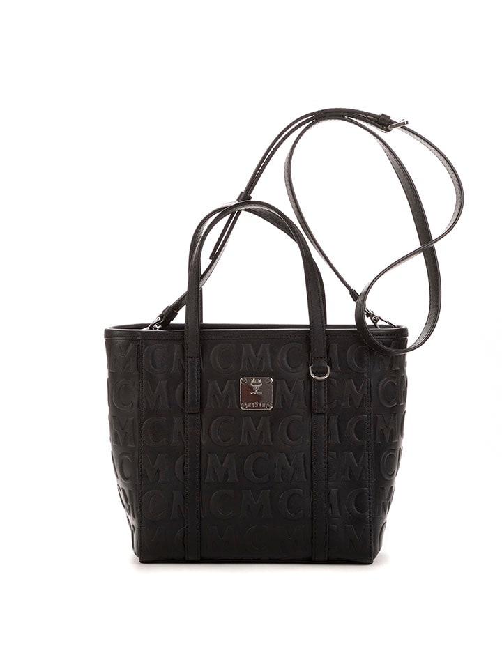 MCM Skórzana torebka w kolorze czarnym - 20 x 20 x 6 cm rozmiar: onesize