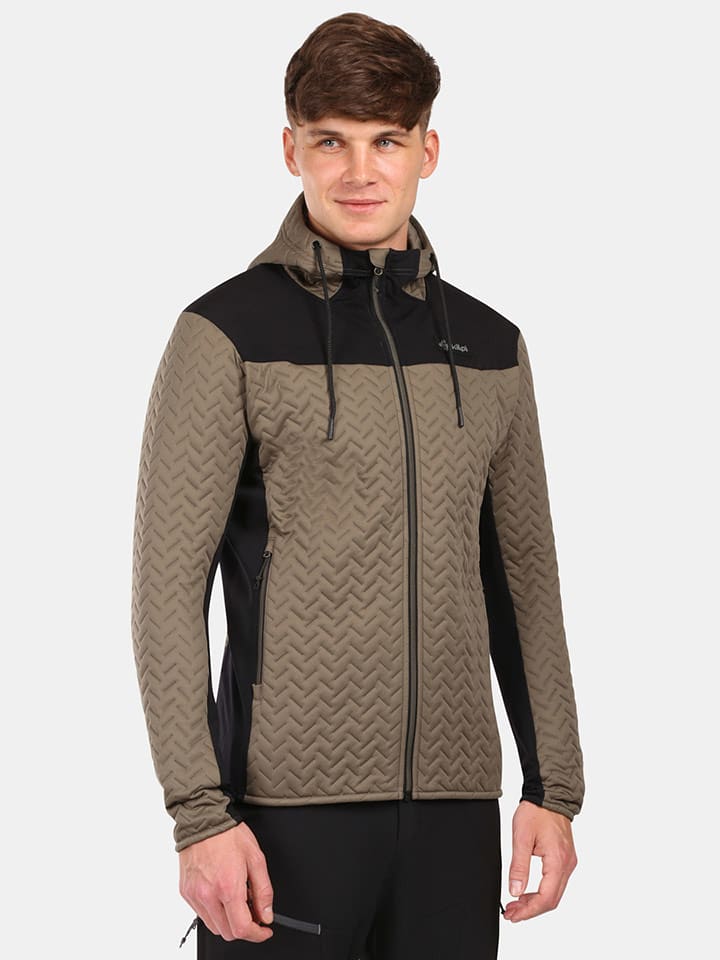 Kilpi Kurtka polarowa "Nevia" w kolorze oliwkowo-czarnym rozmiar: 3XL