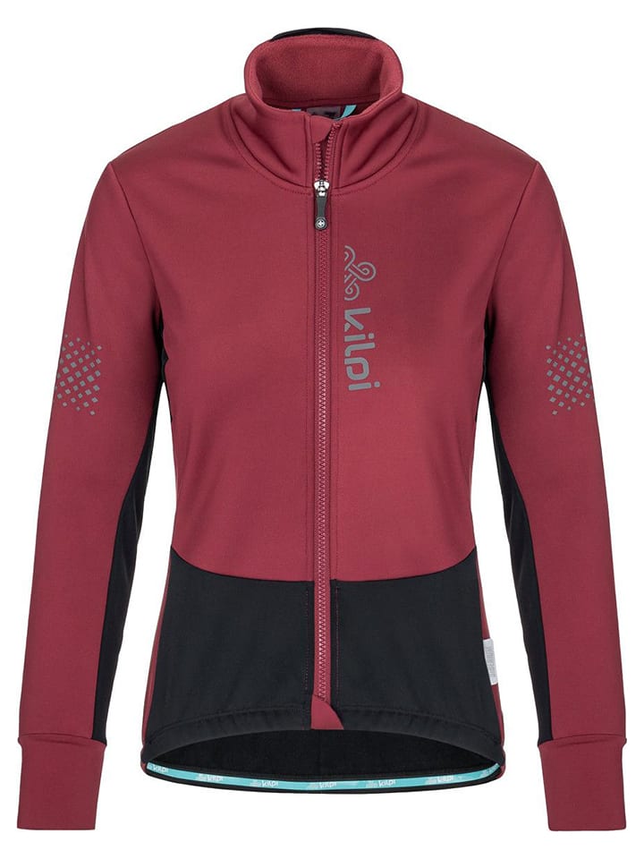 Kilpi Kurtka softshellowa "Velover" w kolorze czerwono-czarnym rozmiar: 34