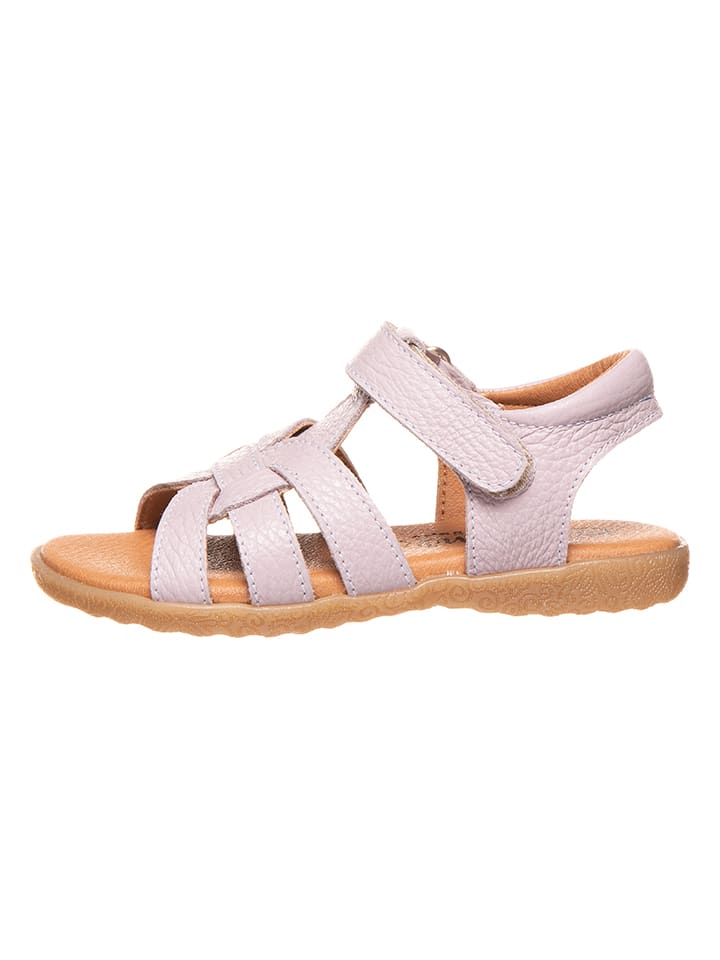 lamino Skórzane sandały w kolorze jasnoróżowym rozmiar: 30