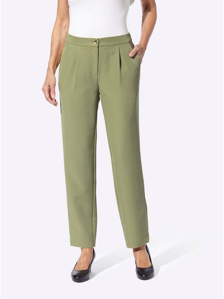 WITT WEIDEN Spodnie w kolorze zielonym rozmiar: W24