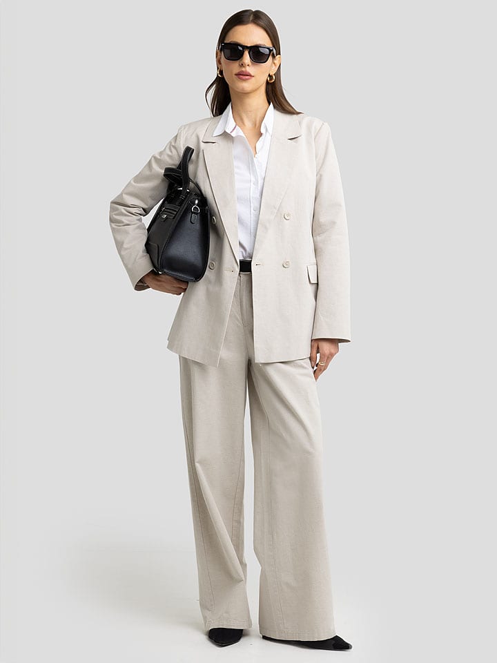 BIG STAR Blezer w kolorze kremowym rozmiar: L