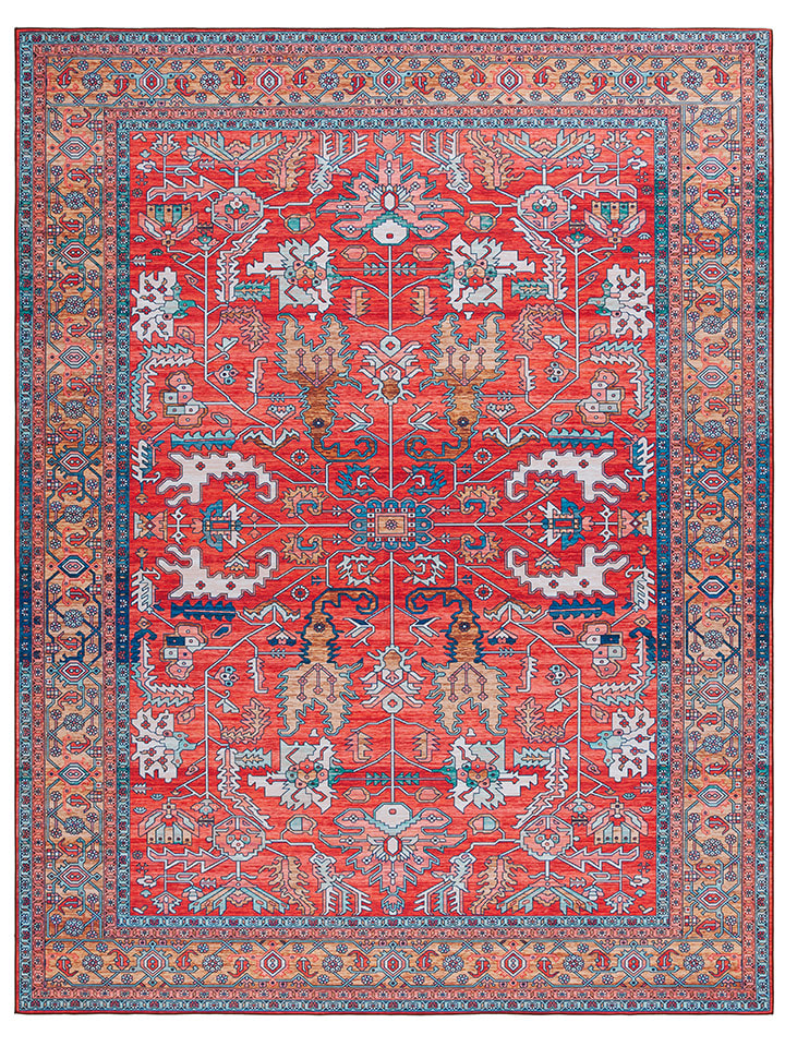 Safavieh Dywan "Tucson" w kolorze czerwono-niebieskim rozmiar: 122x183 cm