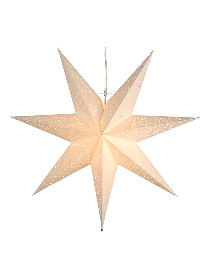 STAR Trading Gwiazda papierowa "Sensy Star 54" w kolorze kremowym - 51 x 54 cm rozmiar: onesize
