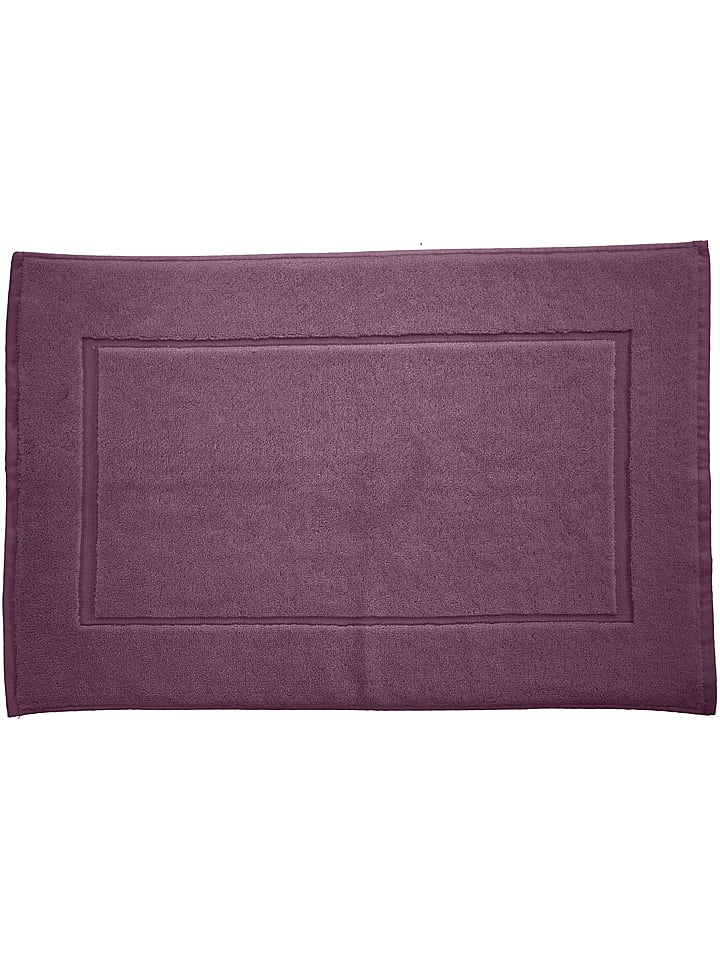 Soft by Perle de Coton Dywanik łazienkowy w kolorze fioletowym - 50 x 80 cm rozmiar: 50x80 cm
