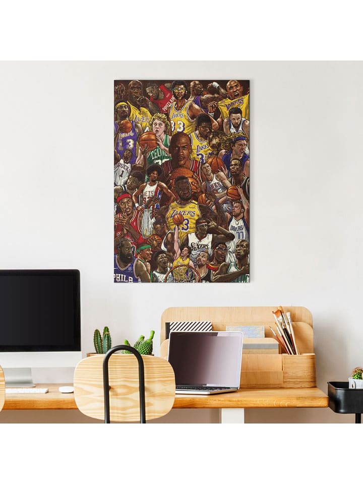 Orangewallz Druk artystyczny ''Basketball Superstars'' rozmiar: 60x90 cm