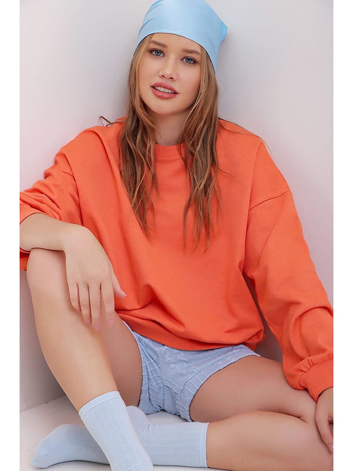 Trend Alacati Bluza w kolorze pomarańczowym rozmiar: S