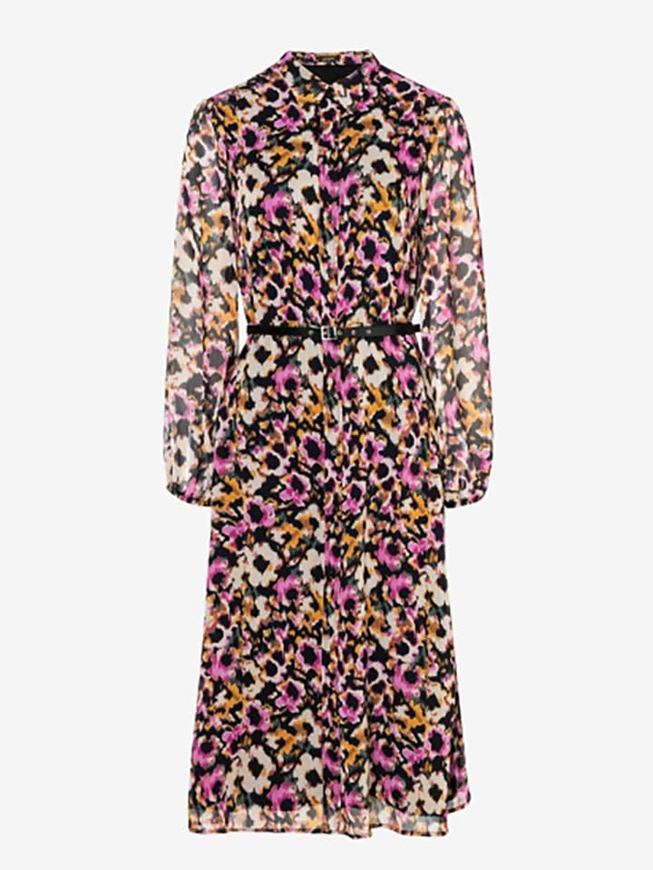 More & More Sukienka w kolorze czarno-pomarańczowo-różowym rozmiar: 46