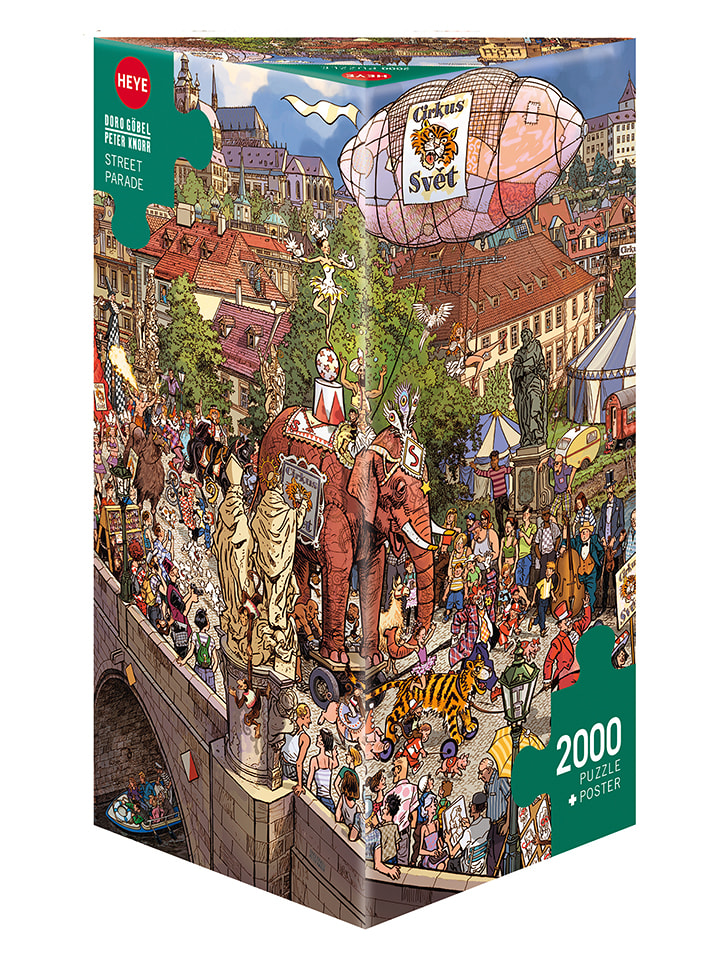 HEYE 2.000-częściowe puzzle "Street Parade" - 12+ rozmiar: onesize