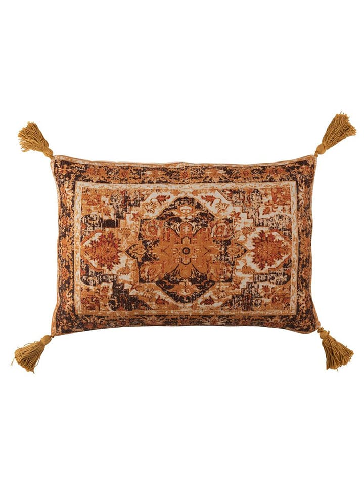 J Line Poduszka w kolorze jasnobrązowym - 40 x 60 cm rozmiar: onesize