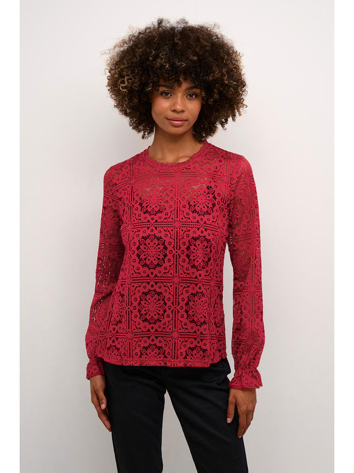 Cream Bluzka "Tiley" w kolorze czerwonym rozmiar: 40