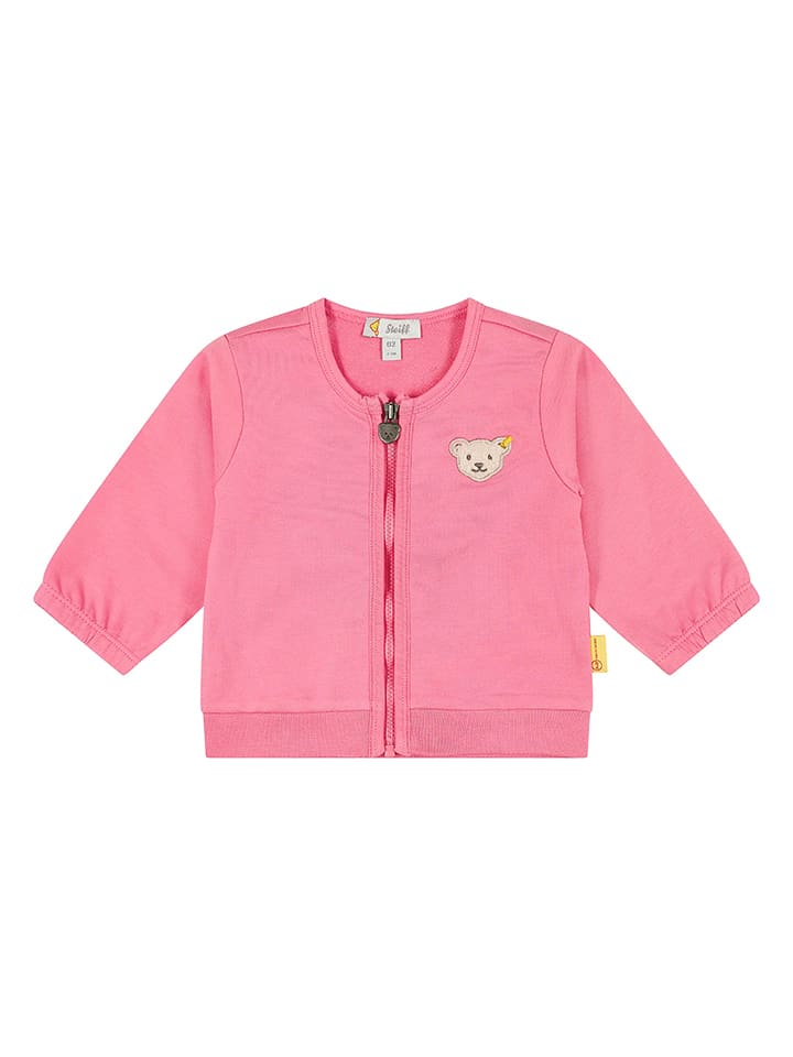 Steiff Bluza w kolorze różowym rozmiar: 74