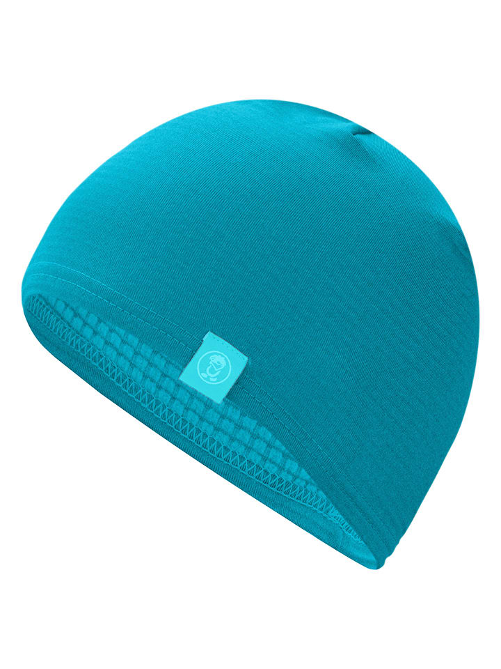 Trollkids Czapka beanie "Light Fleece" w kolorze turkusowym rozmiar: 52-56 cm
