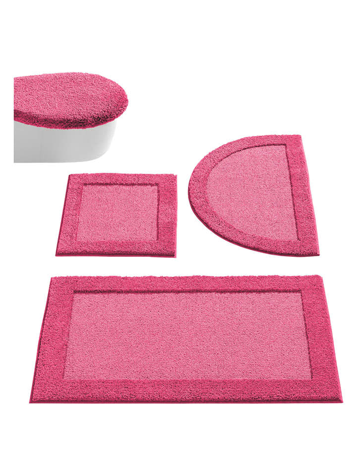 heine home Dywanik łazienkowy w kolorze jasnoróżowym rozmiar: 60x100 cm