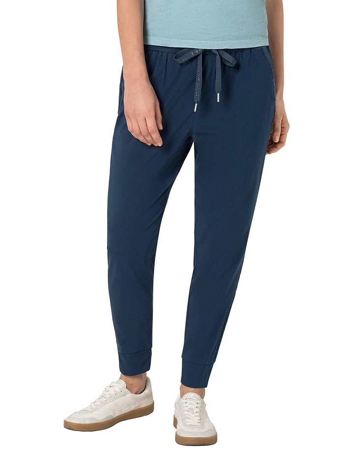 Timezone Spodnie dresowe "Ayumi" w kolorze granatowym rozmiar: XL