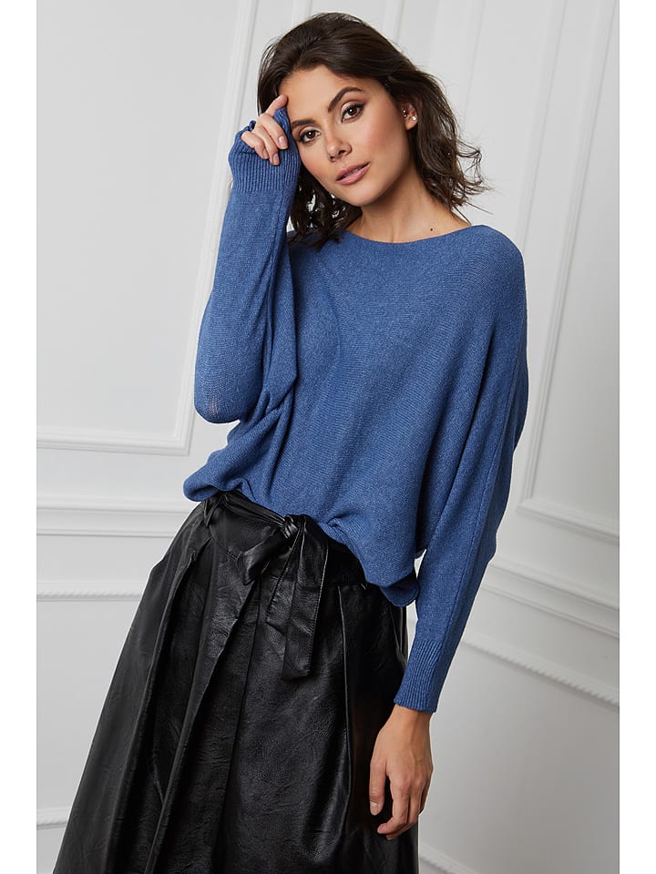 Joséfine Sweter "Dragor" w kolorze niebieskim rozmiar: XL