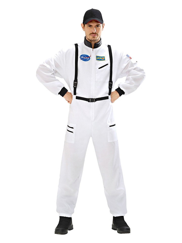 Carnival Party Kombinezon kostiumowy "Astronaut" w kolorze białym rozmiar: S
