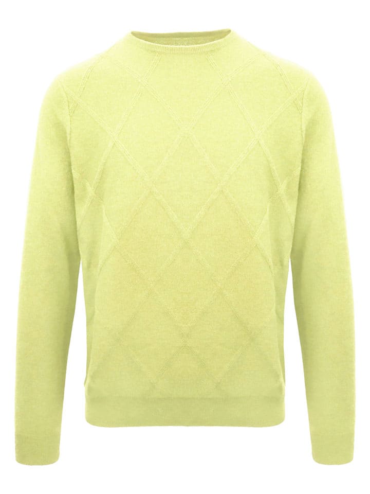 Malo Optimum Kaszmirowy sweter w kolorze jasnożółtym rozmiar: S