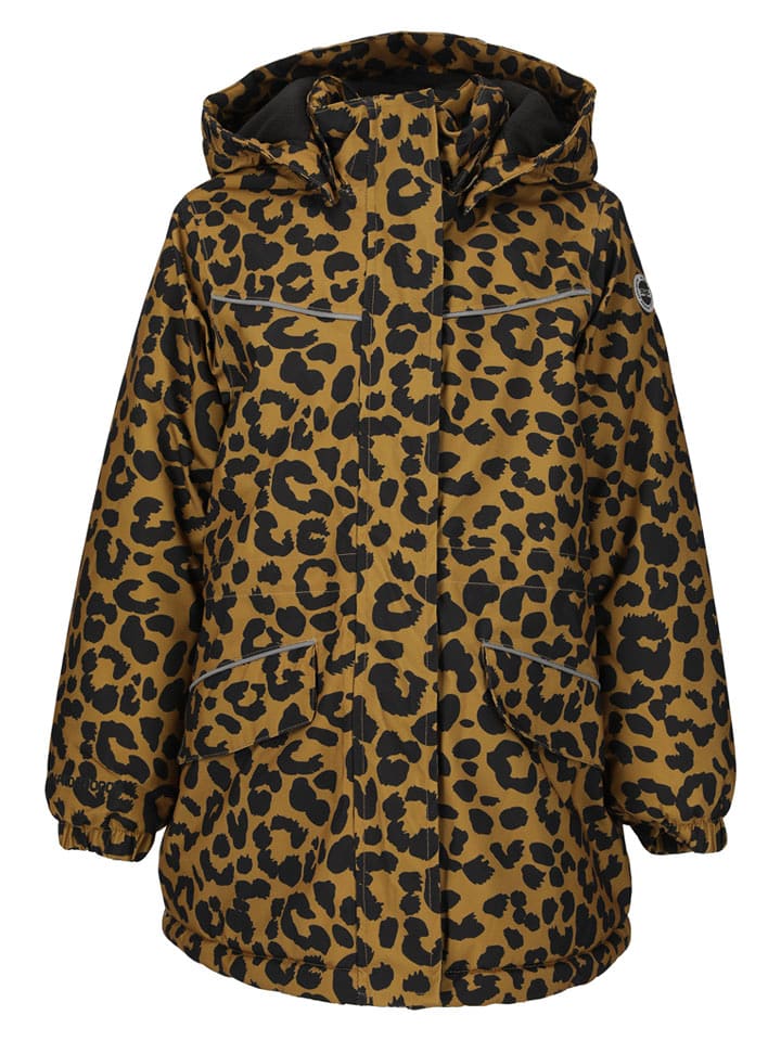 Zigzag Parka "Angelina" w kolorze jasnobrązowo-czarnym rozmiar: 110