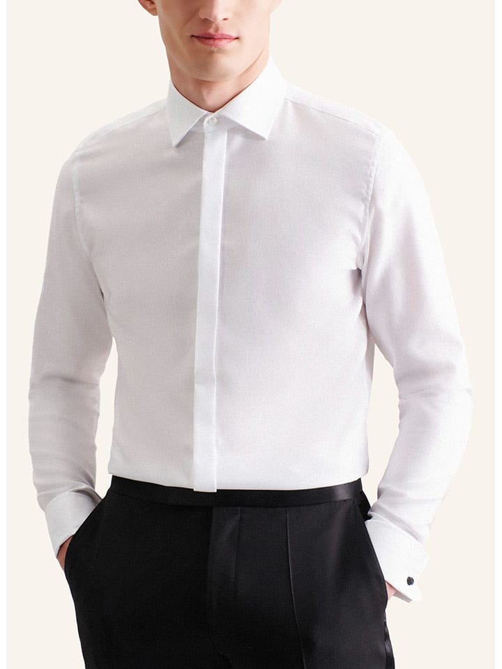 Seidensticker Koszula - Slim fit - w kolorze białym rozmiar: 40