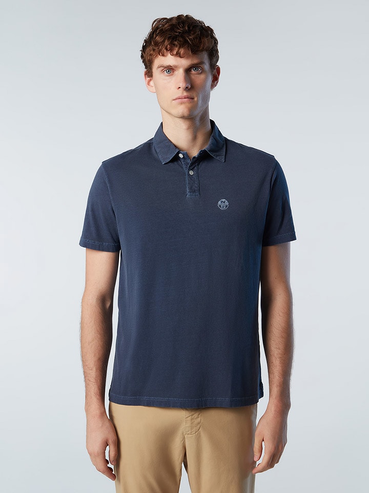 North Sails Koszulka polo w kolorze granatowym rozmiar: L