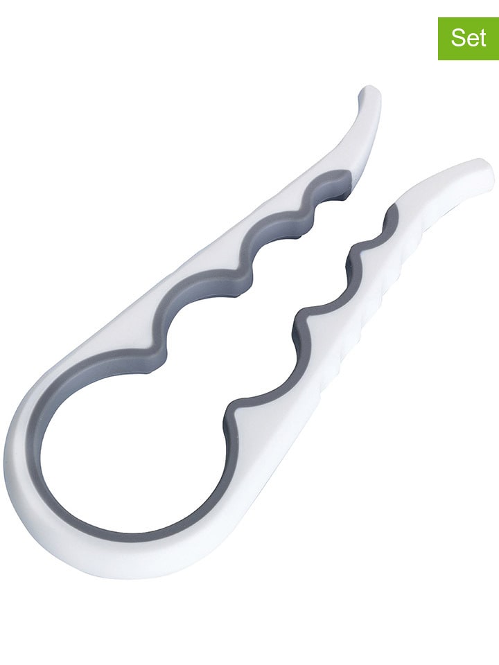 Wenko Otwieracze (2 szt.) w kolorze białym do pokrywek - wys. 23 cm rozmiar: onesize